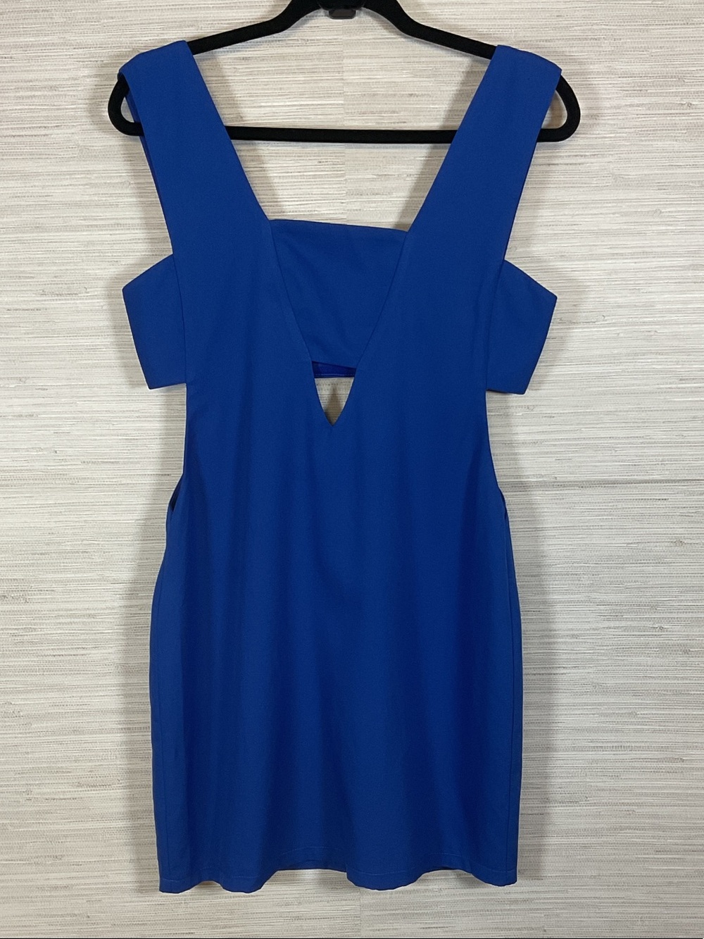 Tobi Royal Blue Sleeveless Cutout Mini Dress Medium